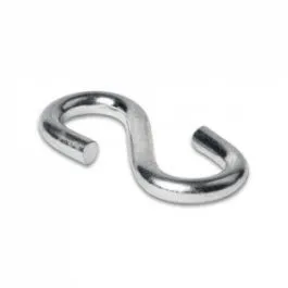 Крючок S-образный стальной (5) для троса d. 4,5-5,5 мм
