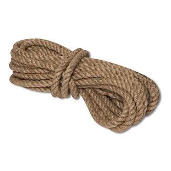 Канат джутовый ДТ тросовой свивки d. 16 мм в отрезках по 20 м